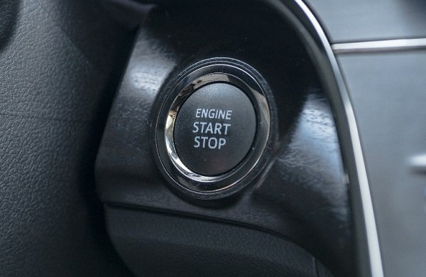 toyota push start button