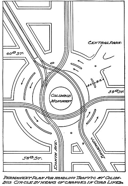 safety ensured roundabout designed by William Phelps Eno