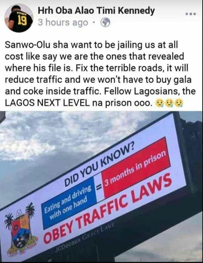 lagos traffic laws