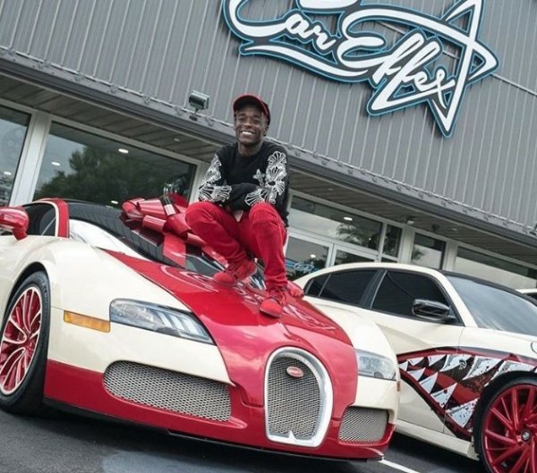 Lil Uzi Gifts Himself A 618m Bugatti Grand Sport Once Owned By Floyd Mayweather Autojosh