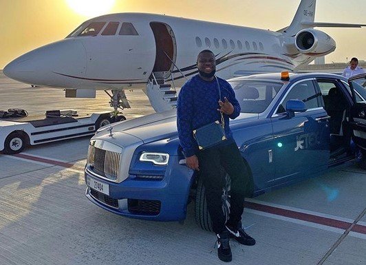 ray hushpuppi ferrari