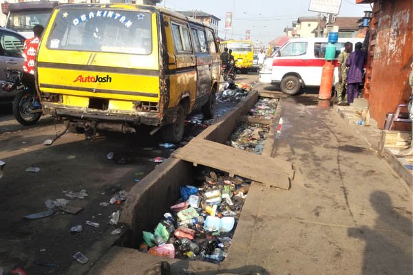 Open And Dirty Drainage in Lagos