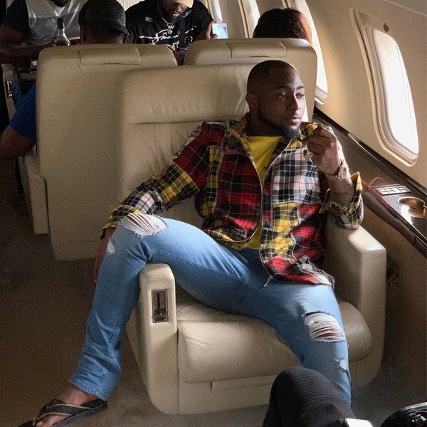 Davido Private Jet