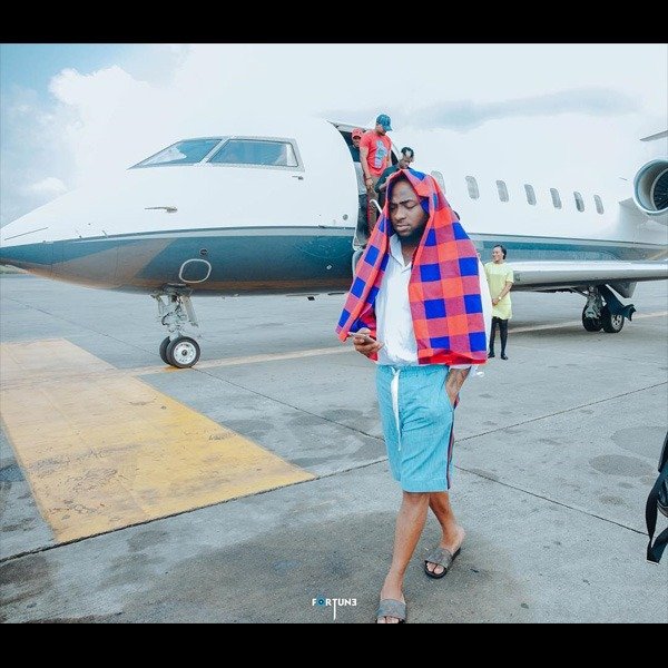 Davido Private Jet