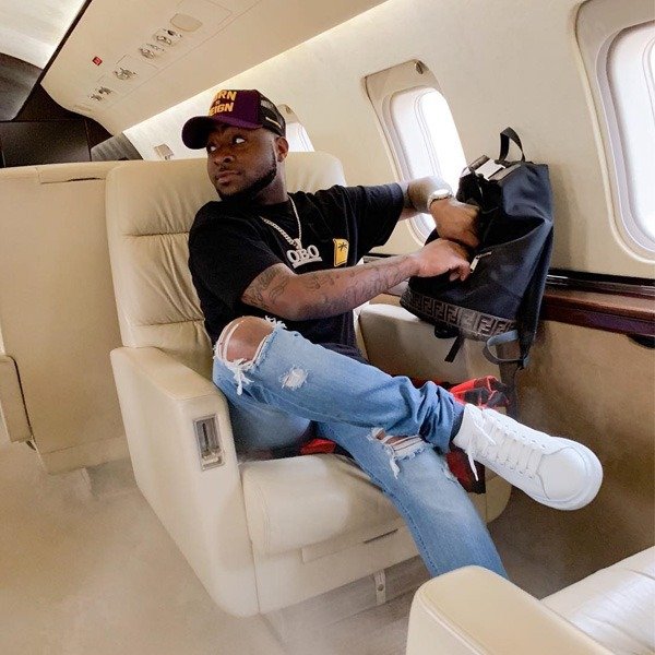 Davido Private Jet