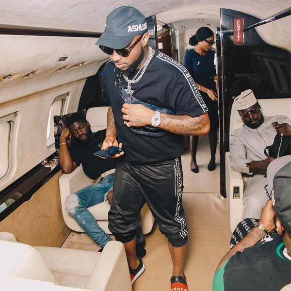 Davido: Checkout His Amazing Private Jet Lifestyle (PHOTOS)