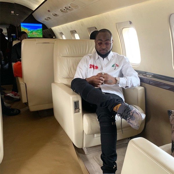 Davido Private Jet