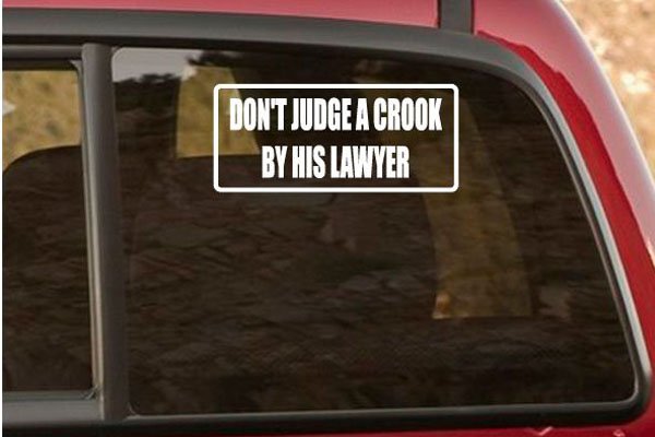 Lawyers bumper stickers