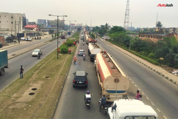 Parked Tankers Are Back To Expressways In Lagos 
