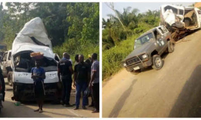 Four Die, 26 Sustain Injuries In Ghastly Accident Involving Top Transit Buses Along Benin-Ore Road