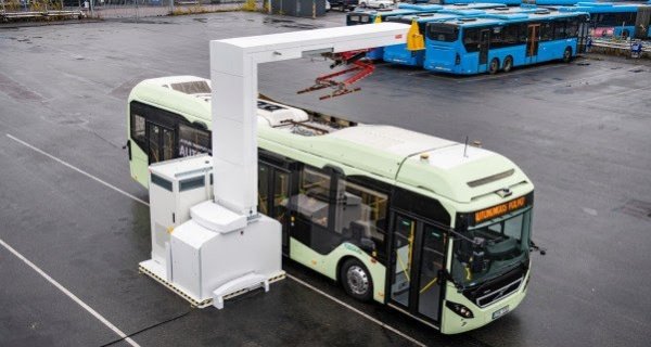 Volvo-Self-driving-Autonomous-Buses-Depot