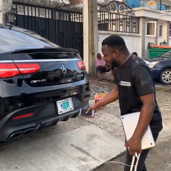 Nigerian celebrities Mercedes Benz