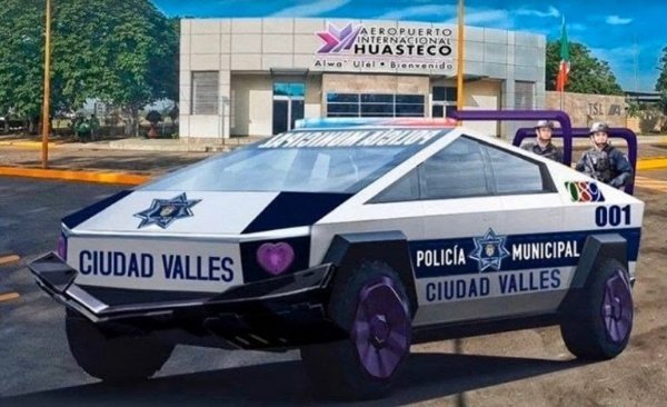 Tesla-Cybertruck-Police-Mexico-Mayor