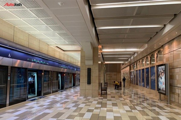 The Dubai Metro is a fully automated and driverless railway system