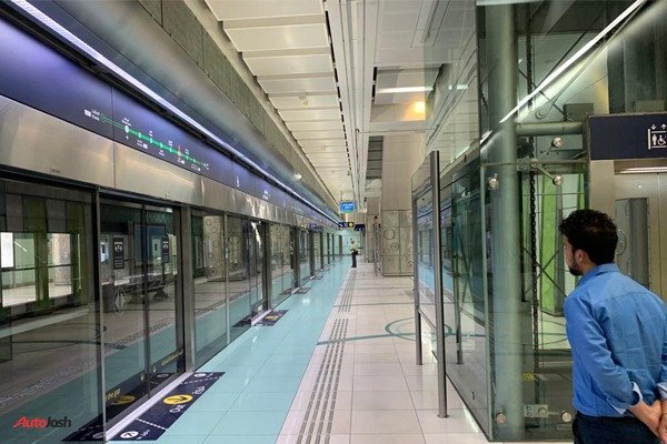 The Dubai Metro is a fully automated and driverless railway system