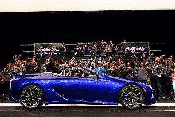 First-ever-Lexus-LC-500-convertible-auction-$2million
