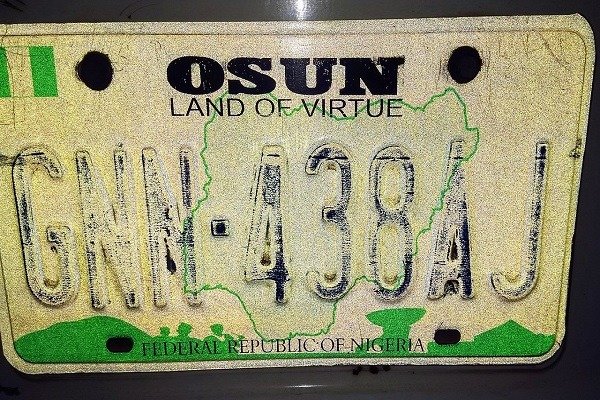 Osun State Plate Number Codes