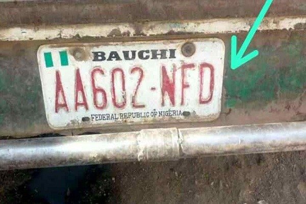 bauchi number plate codes