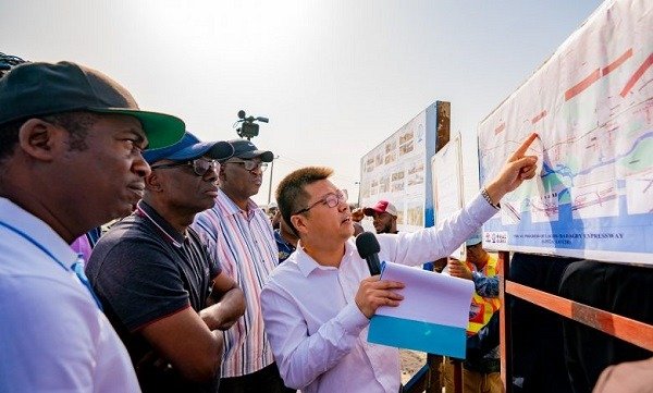 sanwo olu Lagos Badagry Expressway inspection