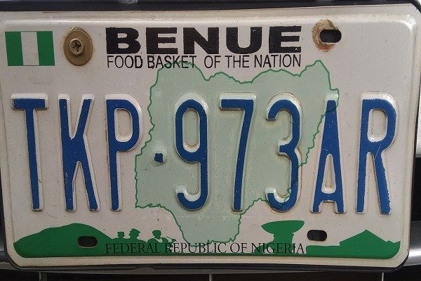 Benue number plate codes
