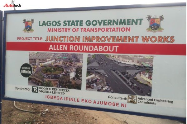 Allen-Awolowo Way Roundabout autojosh