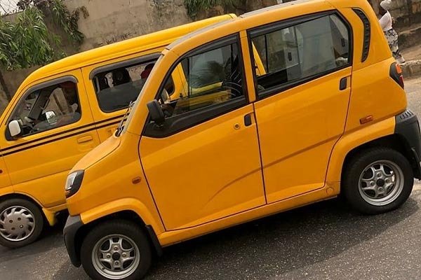 These Tiny Bajaj Qute Spotted in Lagos: Is This The Keke Replacement? 