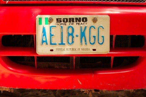 bornu number plate codes