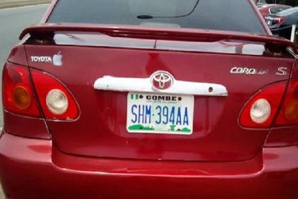 Gombe number plate codes 