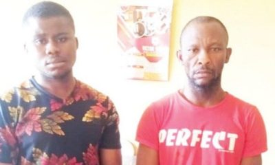 2-men-arrested-for-stealing-7-cars-at-redemption-camp-sells-parts-in-anambra