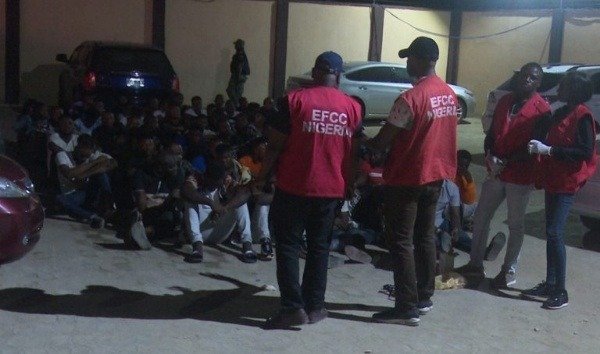 efcc-seize-luxury-cars-yahoo-boys-fraudsters-lagos