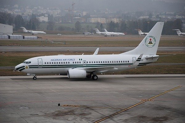 buhari presidential plane