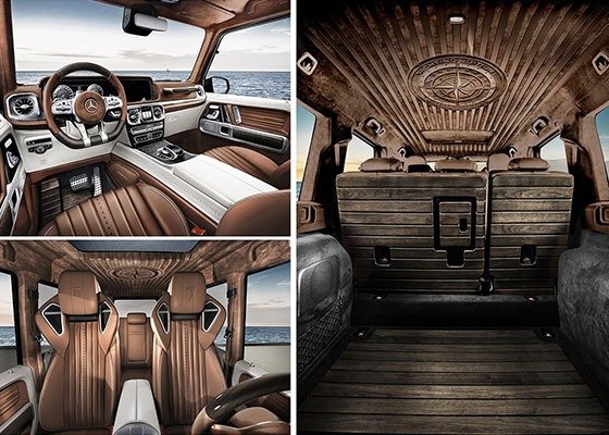 Carlex Design Fits Amazing Wood Interior To Mercedes-Benz G63