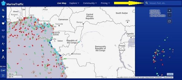 gps tracking shipment sea 