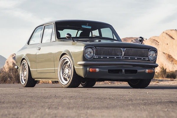 This 1969 Toyota Corolla Is Fitted With A Lexus V8 Engine