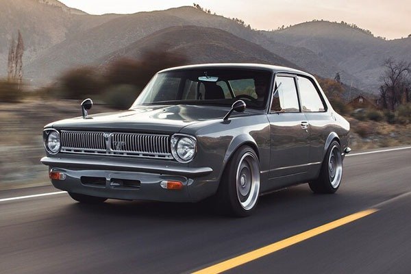 This 1969 Toyota Corolla Is Fitted With A Lexus V8 Engine