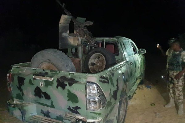 Gun-Trucks Captured From Boko Haram By The Nigerian Army autojosh