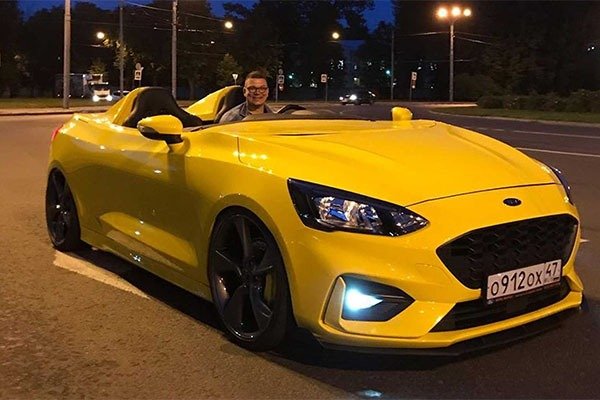 Check Out This Topless And Roofless Ford Focus Speedster