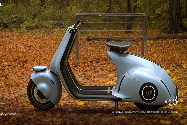 The Popular Vespa Is Reborn As An Electric Scooter