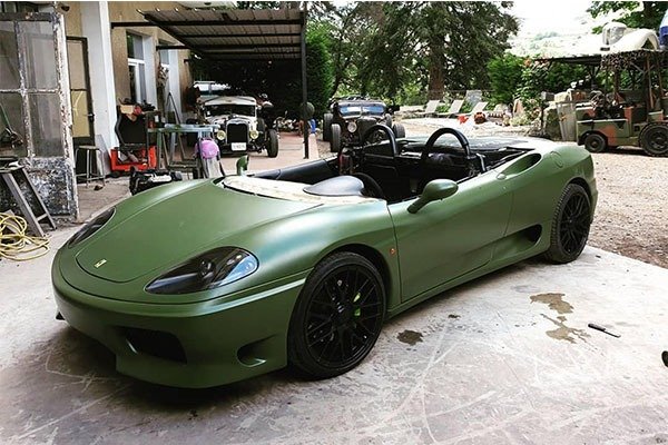 Ferrari 360 Spider Transformed Into A Roofless Speedster