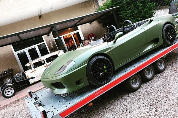 Ferrari 360 Spider Transformed Into A Roofless Speedster