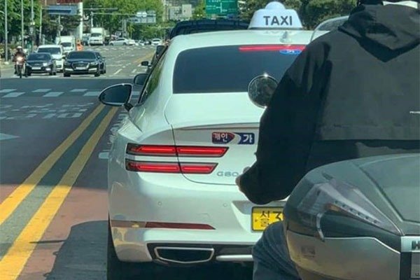 Spotted: 2021 Genesis G80 Used A Taxi In South Korea