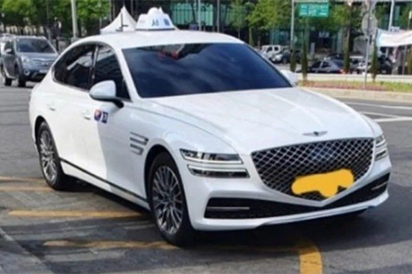 Spotted: 2021 Genesis G80 Used A Taxi In South Korea