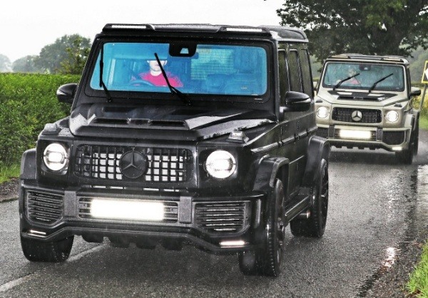 man-utd-car-park-now-resembles-army-base-stars-rolled-into-training-mercedes-g-wagon