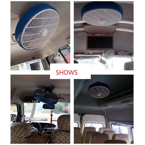 Man Installed A Ceiling Fan In His Car, Cars Ceiling Fan