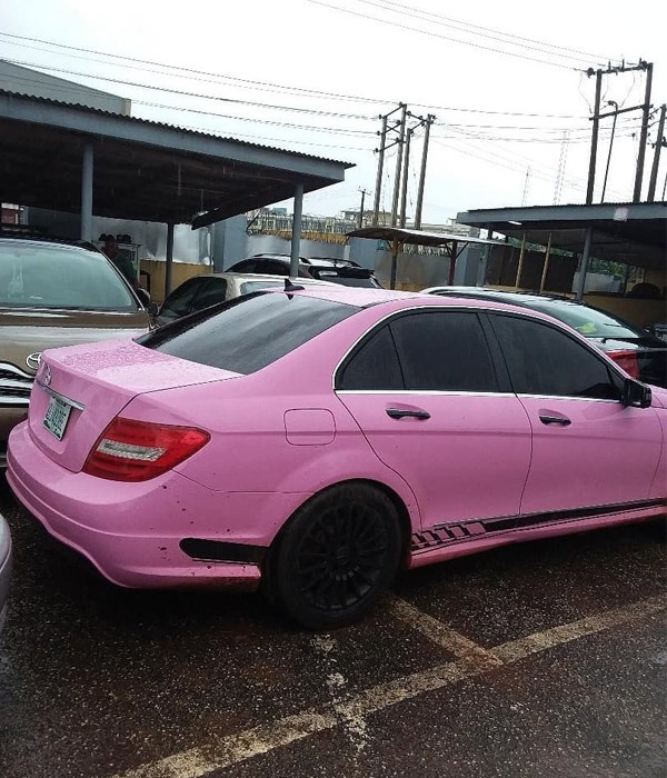 Mercedes-Benz Cars EFCC Recovered From An Alleged Yahoo Boy autojosh