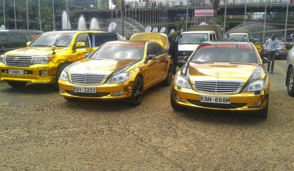 Mike Sonko gold-plated cars autojsoh