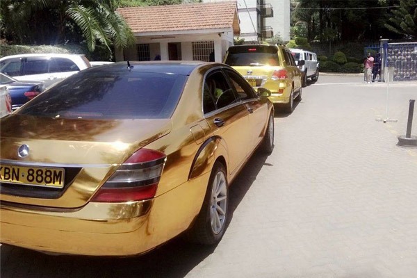 Mike Sonko gold-plated cars autojsoh