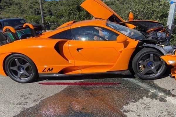 One Of 20 Rare McLaren Senna LM Crashes In Monaco