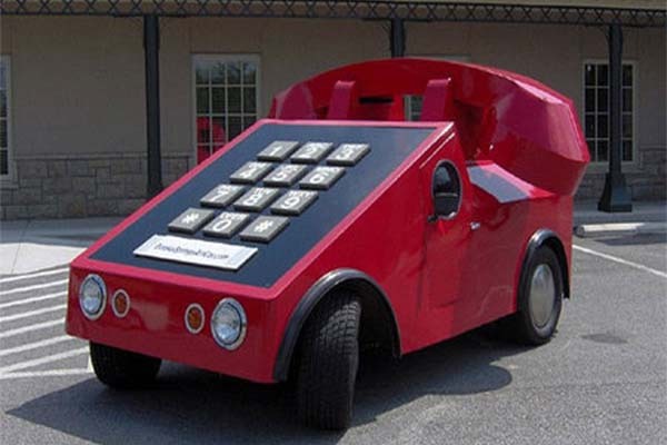 Wow! This Strange Telephone Car Is Actually A VW Beetle