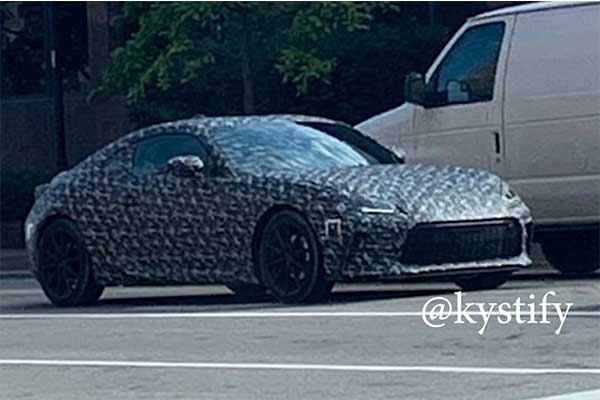 Next Generation Toyota 86 Coupe Spy Photos Caught